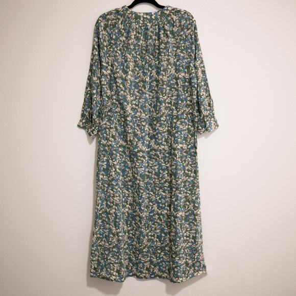 Mirth Handmade Edition Palm Springs Kaftan Dress Sweet Pea Boho Cottage SZ S - Picture 5 of 7